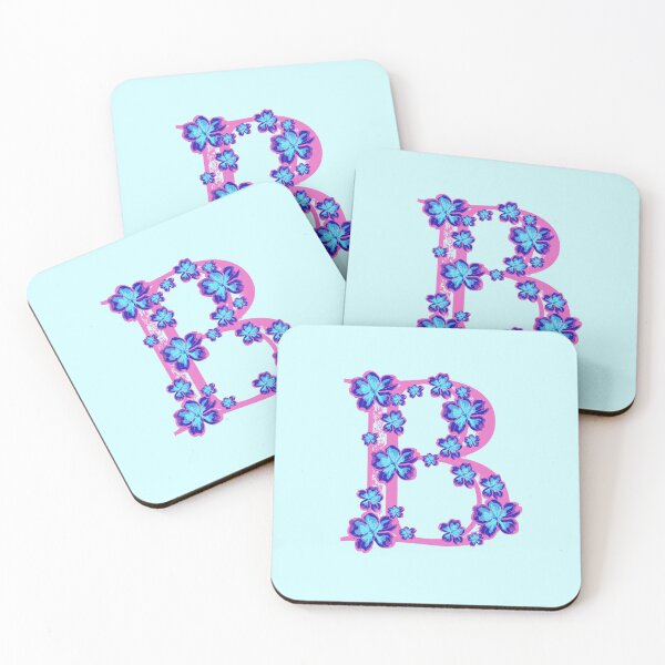 Item preview, Letter B floral monogram designed and sold by Fransyn.