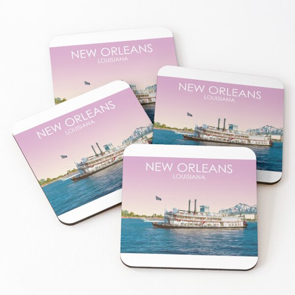 Item preview, Mississippi River, New Orleans, Louisiana, USA, Print designed and sold by summattodraw.