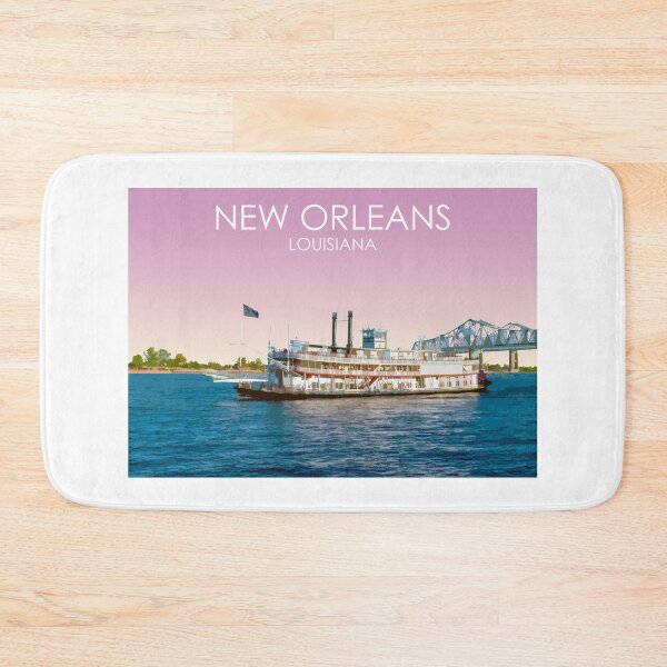 Item preview, Mississippi River, New Orleans, Louisiana, USA, Print designed and sold by summattodraw.