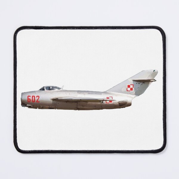 Item preview, Mikoyan Gurevich MiG 15 FAGOT Fighter Jet side view Polish Air Force  designed and sold by AfterburnerOne.