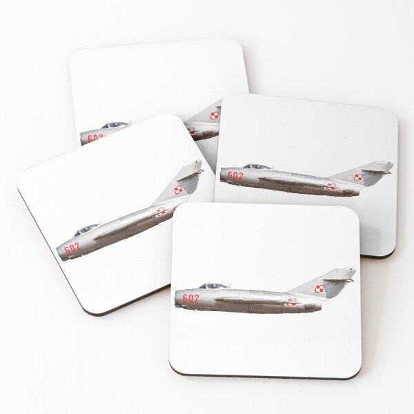 Item preview, Mikoyan Gurevich MiG 15 FAGOT Fighter Jet side view Polish Air Force  designed and sold by AfterburnerOne.