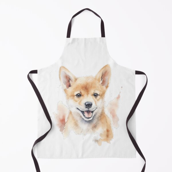 Item preview, Cute Dingo Puppy Watercolor Painting designed and sold by BrushstrokesA.