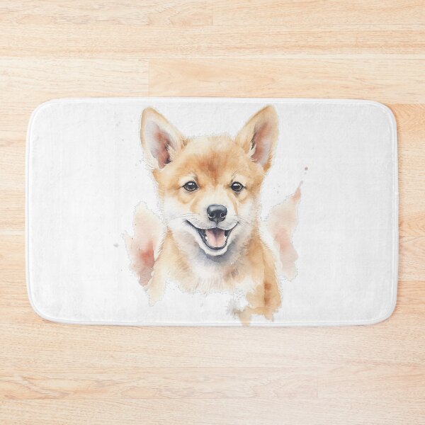 Item preview, Cute Dingo Puppy Watercolor Painting designed and sold by BrushstrokesA.