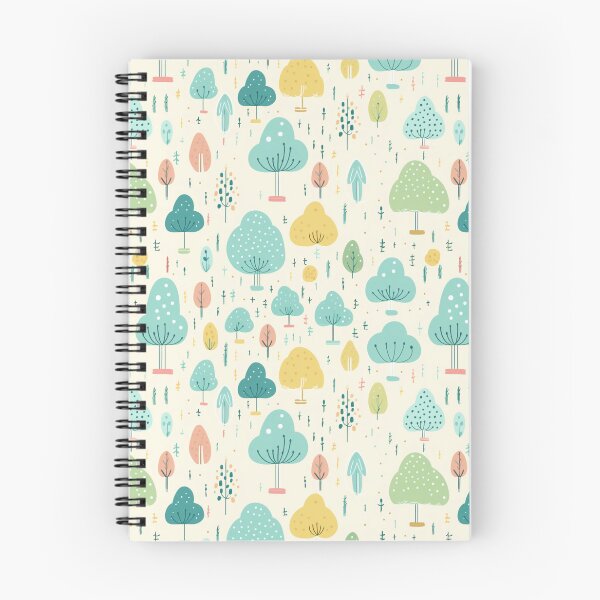 Item preview, trees illustration seamless pattern designed and sold by Clara Designs.