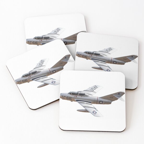 Item preview, Mikoyan Gurevich MiG 15 FAGOT Fighter Jet turning left US Air Force  designed and sold by AfterburnerOne.