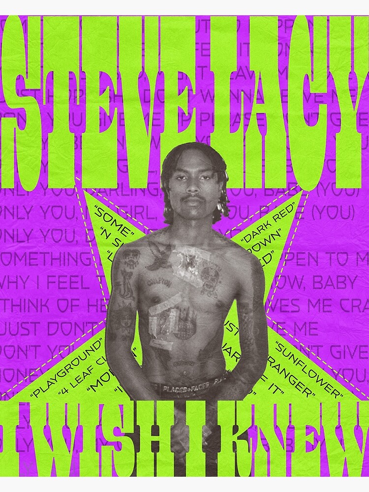 BAD HABIT Steve Lacy Poster Poster for Sale by gabbenqsta