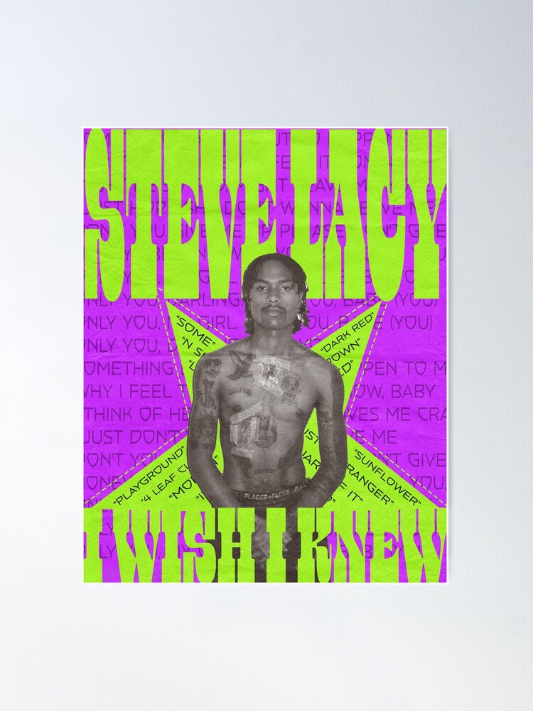 BAD HABIT Steve Lacy Poster Poster for Sale by gabbenqsta