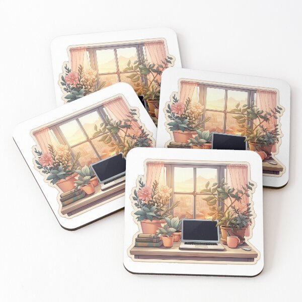 Item preview, Minimalistic Cozy Work From Home Sticker designed and sold by SamcroMike.