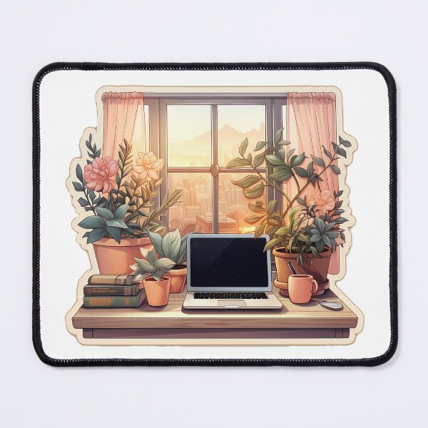 Item preview, Minimalistic Cozy Work From Home Sticker designed and sold by SamcroMike.