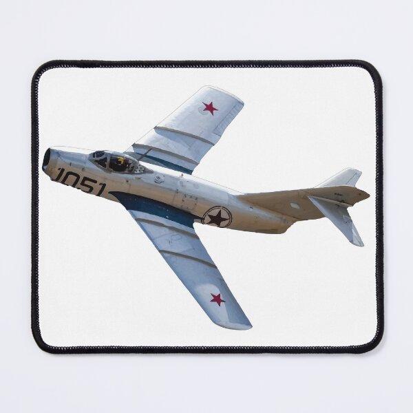 Item preview, Mikoyan Gurevich MiG 15 FAGOT Fighter Jet turning right Russian Air Force 1947 designed and sold by AfterburnerOne.