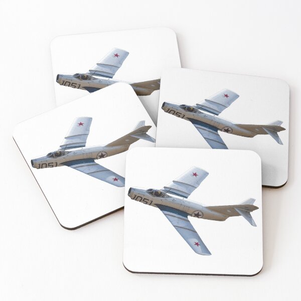 Item preview, Mikoyan Gurevich MiG 15 FAGOT Fighter Jet turning right Russian Air Force 1947 designed and sold by AfterburnerOne.