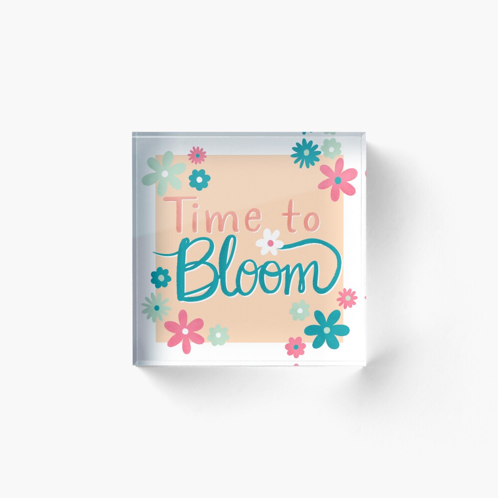 Vista previa del artículo con la obra «Bloque acrílico», diseñado y vendido por ShoniwDesigns.