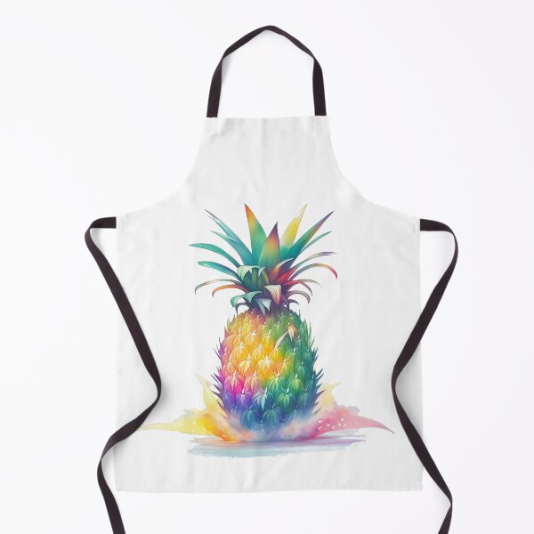 Item preview, design of a colorful pineapple designed and sold by DeluxBee.
