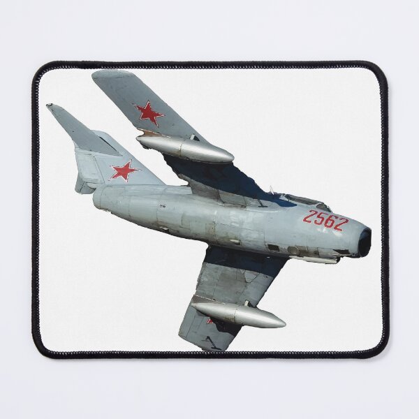 Item preview, Mikoyan Gurevich MiG 15 FAGOT Fighter Jet turning left Russian Air Force designed and sold by AfterburnerOne.