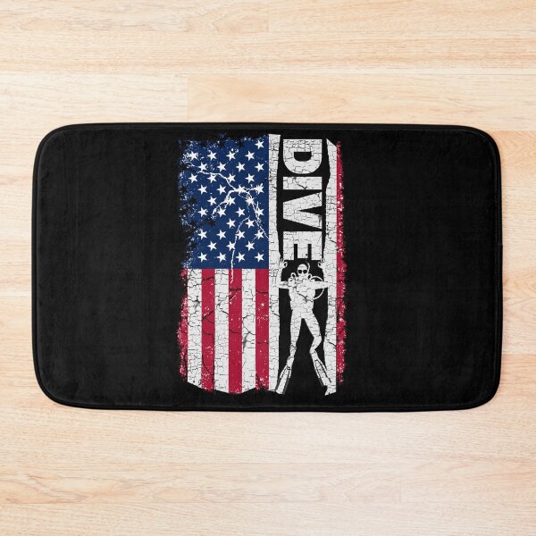 Item preview, scuba diving for men women american flag T-shirt designed and sold by design-animals.