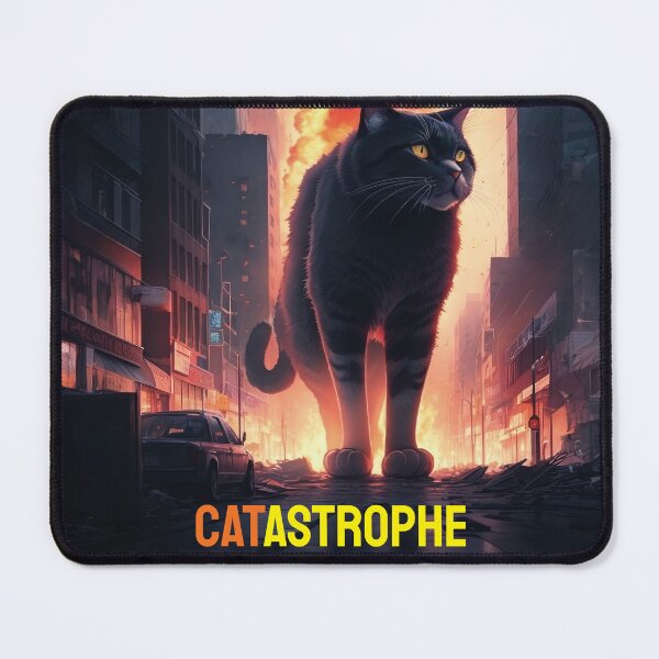 Item preview, CAT-ASTROPHE | Giant cat catastrophe designed and sold by twisted-dot.
