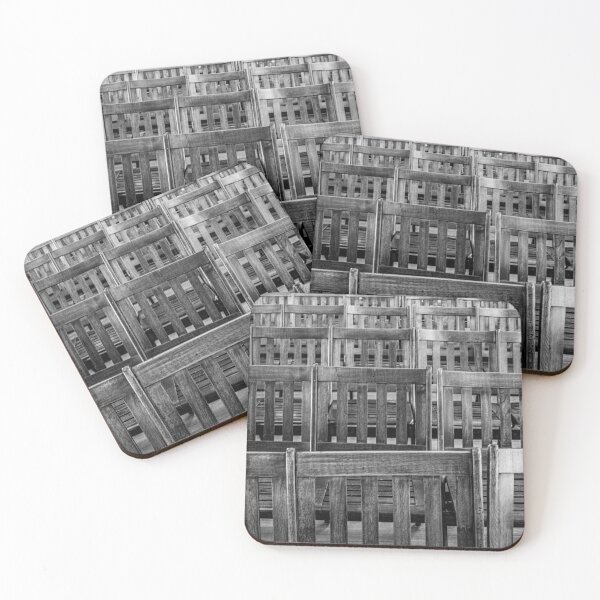 Item preview, Monochrome Empty Wooden Chairs designed and sold by StephenPower.