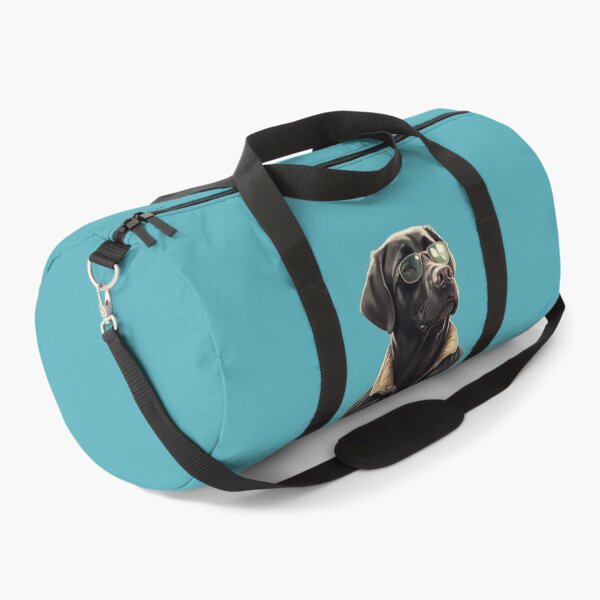 Item preview, Black Labrador Wearing a Denim Jacket and Sunglasses designed and sold by HouseOfRosy.