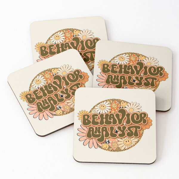 Item preview, Behavior Analyst - Happy Groovy Floral Look- ABA - Behavioral therapy designed and sold by Ausome  Behavior.