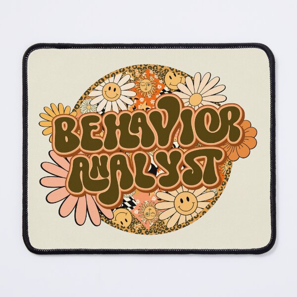 Item preview, Behavior Analyst - Happy Groovy Floral Look- ABA - Behavioral therapy designed and sold by Ausome  Behavior.