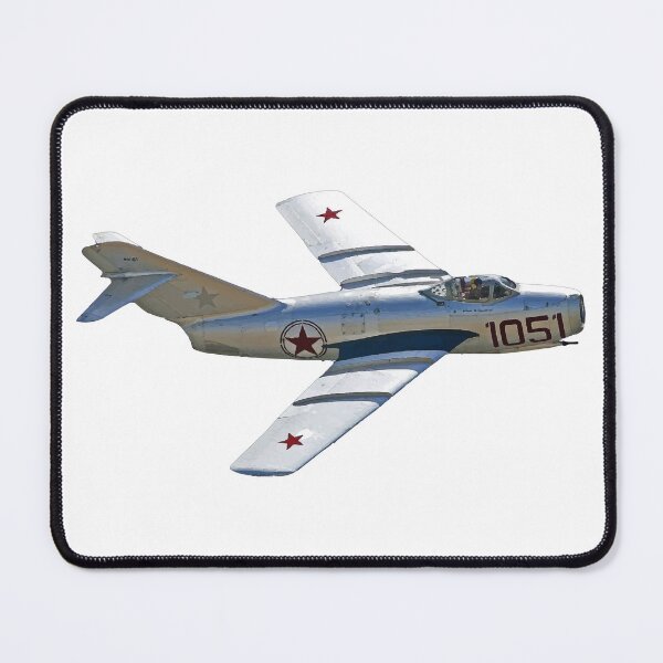 Item preview, Mikoyan Gurevich MiG 15 FAGOT Fighter Jet turning right North Korean Air Force designed and sold by AfterburnerOne.