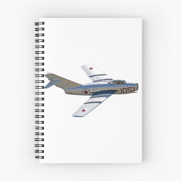 Item preview, Mikoyan Gurevich MiG 15 FAGOT Fighter Jet turning right North Korean Air Force  designed and sold by AfterburnerOne.
