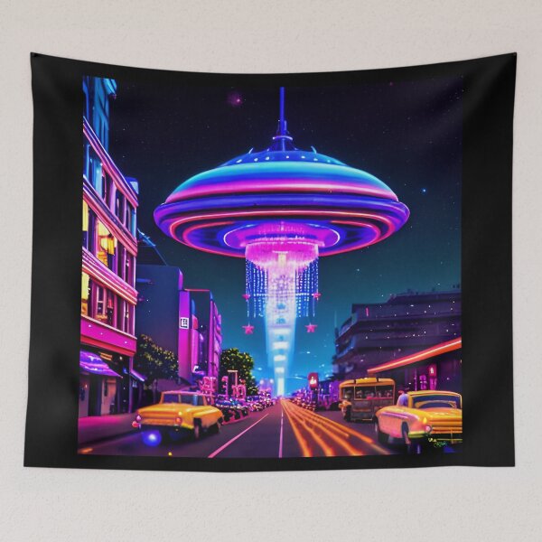 Item preview, UFO Retro SciFi Dreamscapes 76 designed and sold by Benito Del Ray.