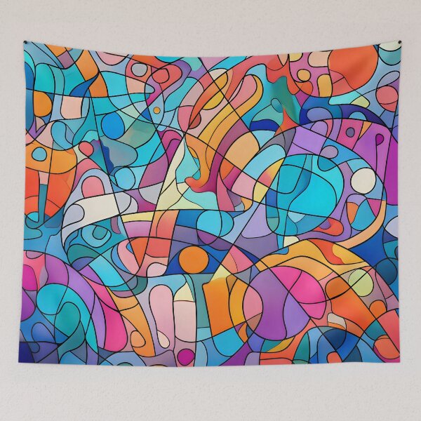 Item preview, Vibrant Islamic Geometry I: Abstract Composition of Interwoven Shapes and Patterns in Intense Shades. designed and sold by InsaneLEDP.