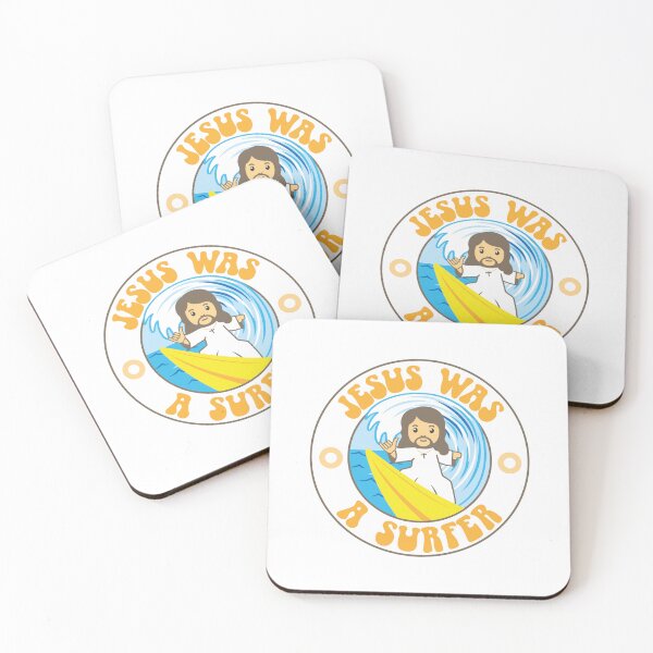 Item preview, Jesus was a Surfer retro design designed and sold by Rodney's Marketplace.