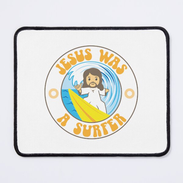 Item preview, Jesus was a Surfer retro design designed and sold by Rodney's Marketplace.