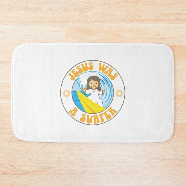 Item preview, Jesus was a Surfer retro design designed and sold by Rodney's Marketplace.