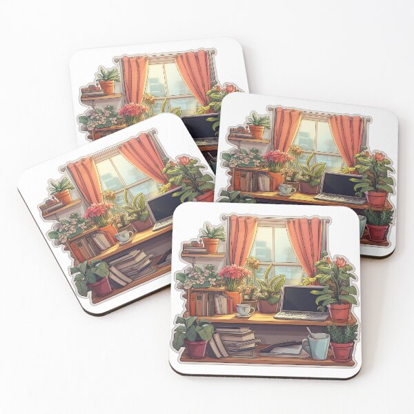 Item preview, Minimalistic Cozy Work From Home Sticker designed and sold by SamcroMike.