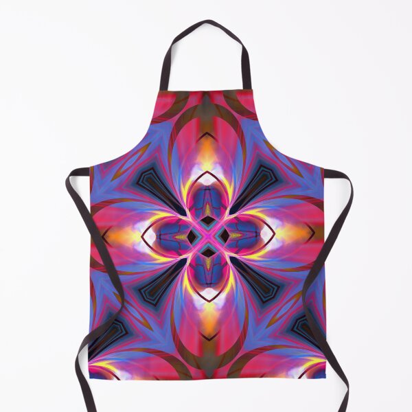 Item preview, pink and blue four-leaf whorl designed and sold by effervescence.