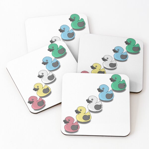 Item preview, Disability pride flag Ducks designed and sold by Becky-Marie.