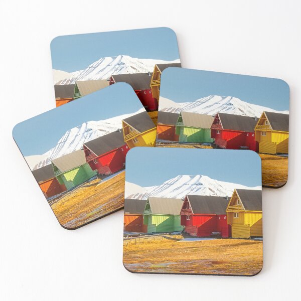 Item preview, Colourful Houses in Longyearbyen, Arctic Svalbard designed and sold by Martyn R Arnold Fine Art Nature & Landscape Photography.