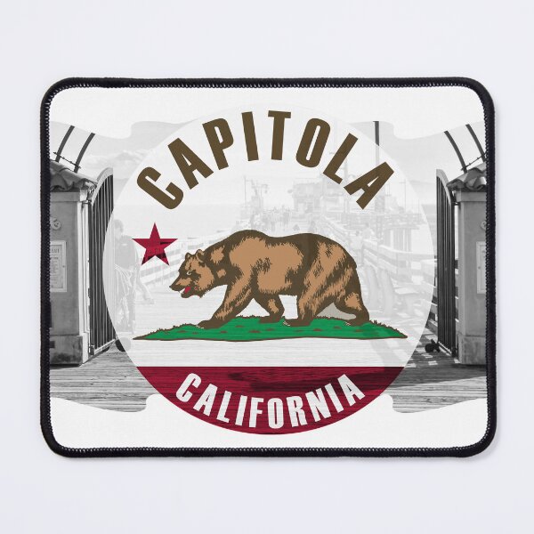 Item preview, Capitola Beach Californian Flag: Santa Cruz Coastal Living! designed and sold by EclecticCharm.