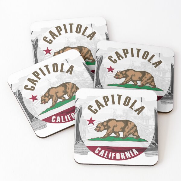 Item preview, Capitola Beach Californian Flag: Santa Cruz Coastal Living! designed and sold by EclecticCharm.