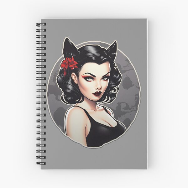 Item preview, Gothic Girl Pinup designed and sold by KawaiiKases.