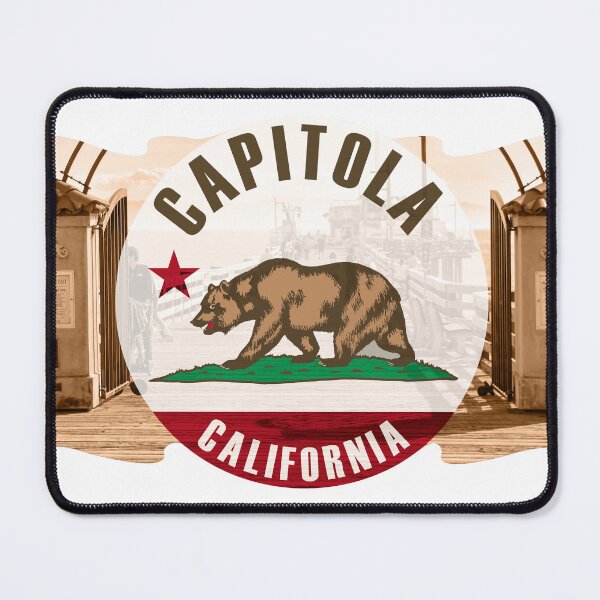 Item preview, Capitola Beach Californian Flag: Santa Cruz Coastal Living! designed and sold by EclecticCharm.