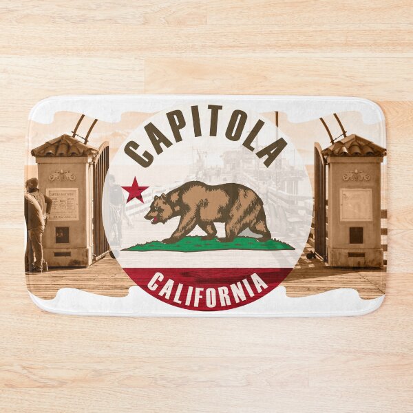 Item preview, Capitola Beach Californian Flag: Santa Cruz Coastal Living! designed and sold by EclecticCharm.