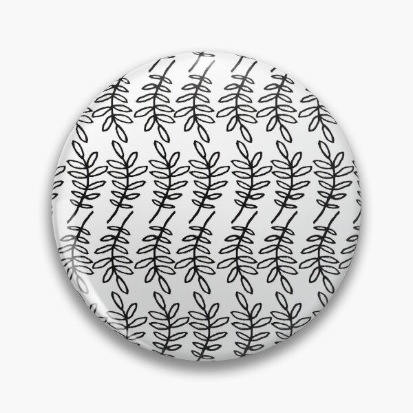 Item preview, Inky Hand-Drawn Leaf Repeat Pattern designed and sold by EJRamblingRose.