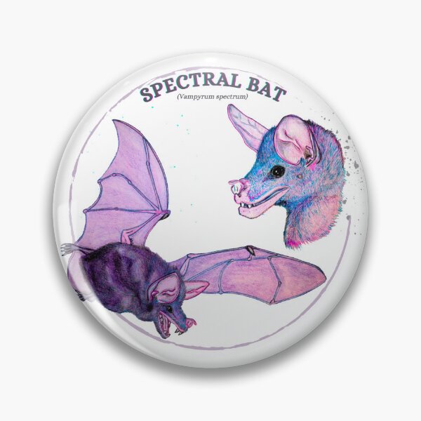 Item preview, Spectral bat information (white edition) - wildlife species conservation designed and sold by DaniOpossum95.
