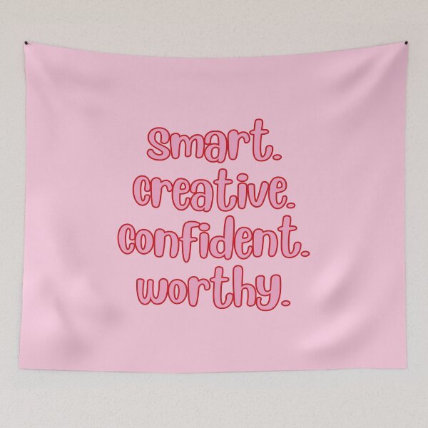 Item preview, Confident, Self Love, Self Confidence, Self worth, Feminist, Pink designed and sold by Magic Love Art Print.