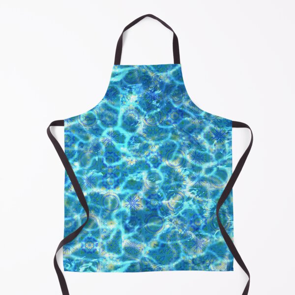 Item preview, Bath house Tile kaleidoscope pattern water reflections designed and sold by Maysoulrose.