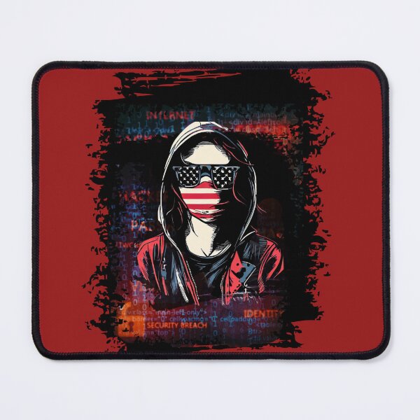 Item preview, hacker designed and sold by BazbobMerch.