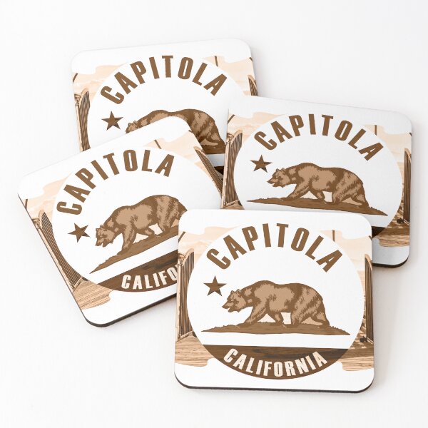 Item preview, Capitola Beach Californian Flag: Santa Cruz Coastal Living! designed and sold by EclecticCharm.
