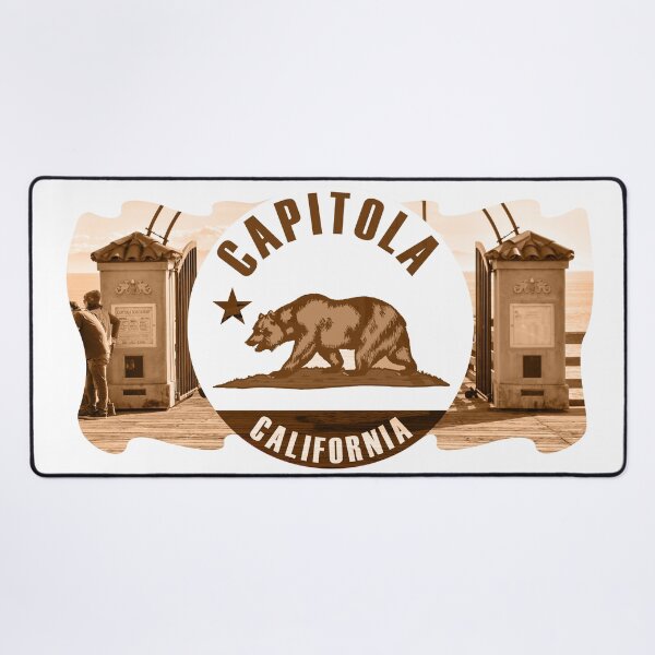 Item preview, Capitola Beach Californian Flag: Santa Cruz Coastal Living! designed and sold by EclecticCharm.
