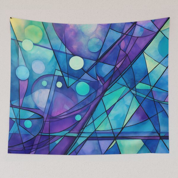 Item preview, Vibrant Islamic Geometry III: Abstract Composition of Interwoven Shapes and Patterns in Intense Shades. designed and sold by InsaneLEDP.
