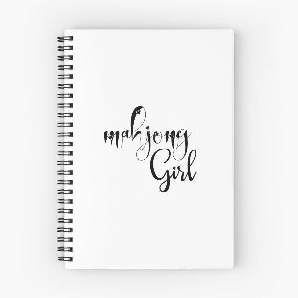 Item preview, mahjong girl- callygraphic font with hearts, girly, lovely, feminine designed and sold by EmeraldeaArt.