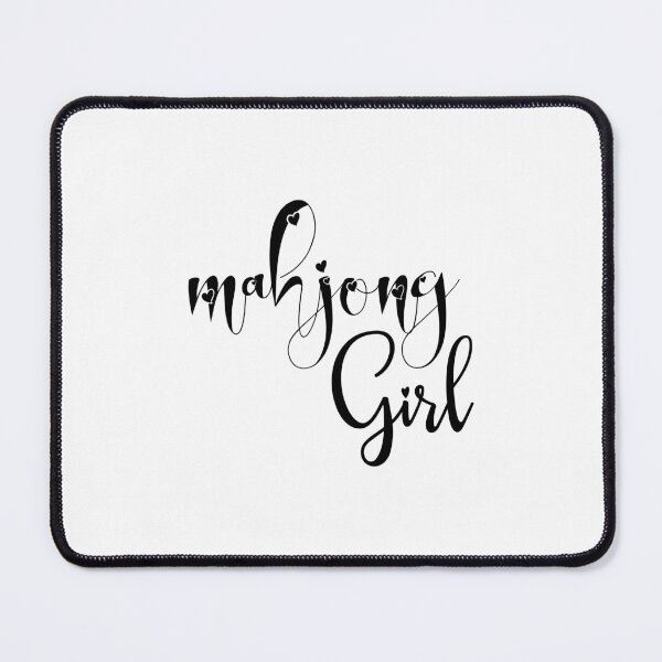 Item preview, mahjong girl- callygraphic font with hearts, girly, lovely, feminine designed and sold by EmeraldeaArt.